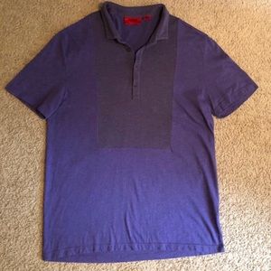 Men’s hug boss polo shirt purple small